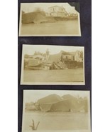 Set of Three Antique Photo Prints – GDC – 1910s to 1920s – NATURAL DISASTER - £7.74 GBP