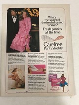 1994 Carefree Panty Shields Vintage Print Ad Advertisement pa26 - $7.91