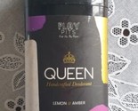 Play Pits Queen Deodorant Lemon &amp; Amber Handcrafted Natural 2.65oz - £4.68 GBP
