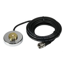 Tram 1229-UHF UHF Strong 2-1/2-In. NMO Magnet Mount for High Frequencies, 12-Ft. - £32.65 GBP