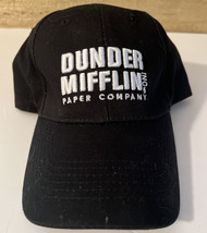 The Office Dunder Mifflin Paper Company Black Adjustable Dad Hat - Read ... - £7.56 GBP