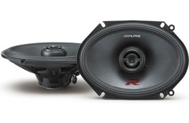 Alpine R-S68 Car Audio Type R Series Speakers 6X8" Coaxial 300W Speaker Pair - £197.74 GBP