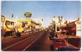 Main Street Looking North Santa Ana CA California Signs Cars Western Aut... - £5.11 GBP