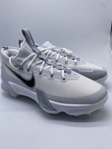 Nike Force Zoom Trout 9 Elite Metal Baseball Cleats White FB2906-100 Men Size 13 - £78.21 GBP