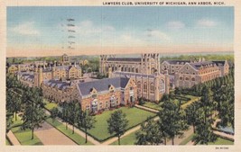 Lawyers Club University of Michigan Ann Arbor MI 1943 to Lansing Postcard A13 - £2.39 GBP