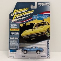 Johnny Lightning 1967 Corvette 427 Marina Blue 1:64 Muscle Cars USA Diec... - $304.16 MXN