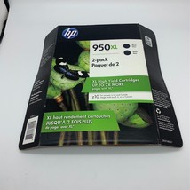 Hp 950XL Black Ink Cartridges High Yield Genuine 2-Pack CR317BN Exp. JAN/2021 - £23.34 GBP