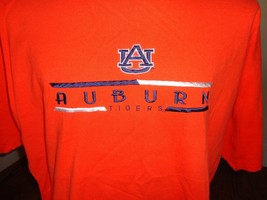 Vintage 90&#39;s Embroidered AS Sport Orange Auburn Tigers NCAA T-shirt Adult XL - £19.11 GBP