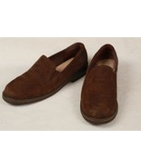 Rockport Brown Leather Ship On Loafers Womens 7.5 M Whip Stitch Stitchin... - $21.66 CAD