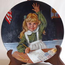 VINTAGE Reco Knowles Plate Learning Is Fun By John McClelland 1986 Color... - $9.28