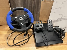 Logitech Driving Force EX PlayStation 2 Steering Wheel &amp; Pedals for Gran... - $74.24