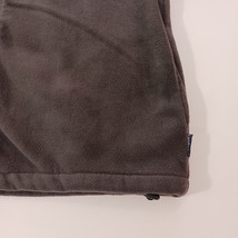 Landway Men's Brown Full Zip Pockets Fleece Jacket Size Medium Measured Chest 47 image 9