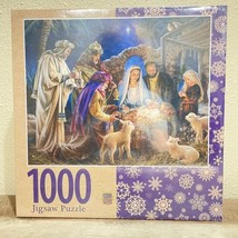 Jigsaw Puzzle 1000 Pcs Nativity Scene Christmas Masterpieces Dona Gelsinger NIB - £11.63 GBP
