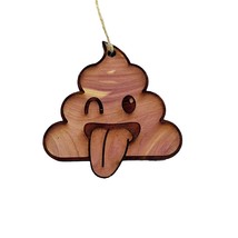 Poop - Cedar Ornament - £15.63 GBP