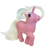Vintage 1986 Hasbro My Little Pony G1 Pink Twice As Fancy Milky Way Unicorn - £18.98 GBP