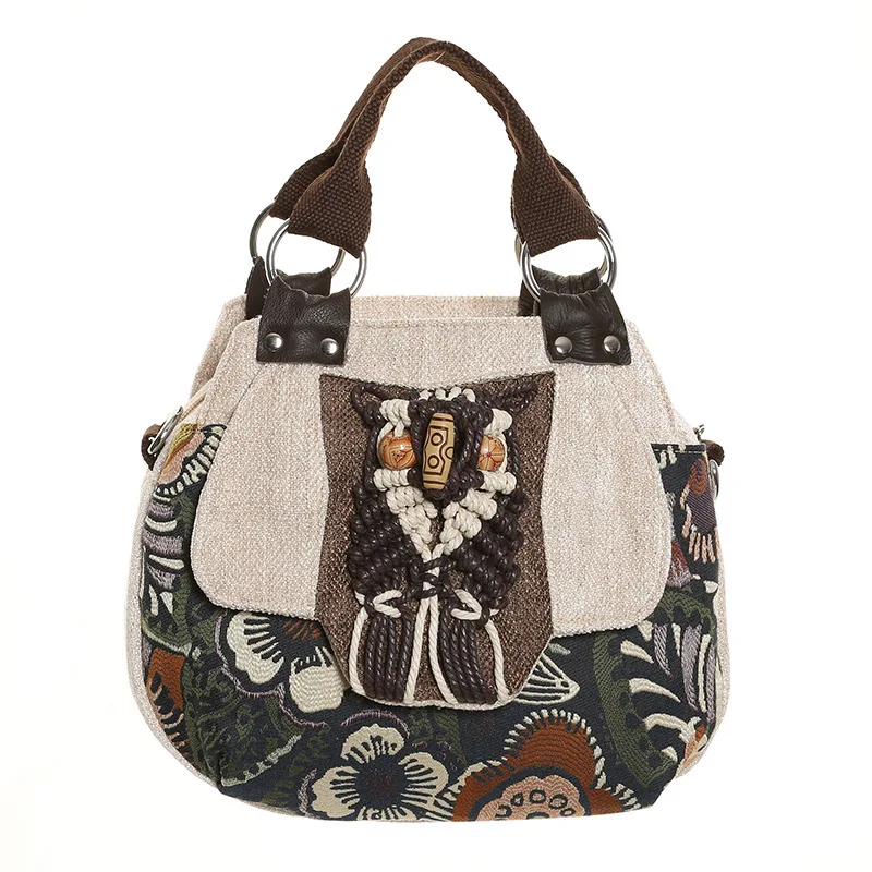 New Vintage Messenger Handbag Ladies Large Capacity Crossbody Tote Bags Women Ch - £37.60 GBP