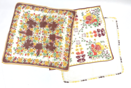 Vintage Hankies Handkerchief Lot Floral Crochet Lace Trim 1930&#39;s Handmad... - $475.18 MXN