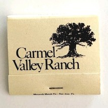 Carmel Valley Ranch Hyatt Hotel Vintage Matchbook California Unused E34m4 - $366.58 MXN