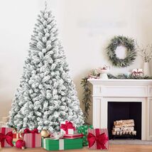 Snowy 4FT Flocked Artificial Christmas Tree - Compact Home Decor - $49.99