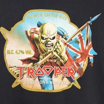 Iron Maiden Trooper T-Shirt British Beer Robinsons Brewery Skull Eddie M... - $8.91