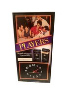 Vintage Players Advertising Cigarette Wall/Desk Sign Clock - READ Works - $53.14