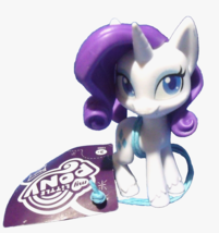 My Little Pony Rarity Hasbro 3” MLP White Purple NWT - £9.52 GBP