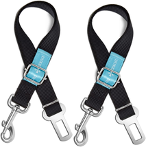 Dog Seat Belt Pet Dog Cat Car Seatbelt Safety Tether - 2 Pack - Adjustab... - £10.98 GBP