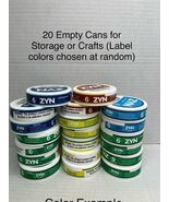 Zyn Cans W/ Random Color Labels, Rewards Already Claimed- Storage, Crafts - $293.32 MXN