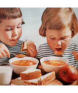 1961 Campbell&#39;s Vegetable Soup Advertisement Vintage Canned Foods DWII32 - €17,11 EUR