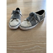 Sperry Pier View Gray Striped Wool Sneakers | Size 9 Women&#39;s - $29.99