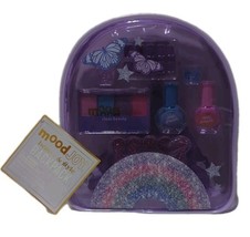 Mood &amp; Joy Beauty &amp; Style Girls Backpack Cosmetic Makeup Nails 7 pc Gift... - $6.99