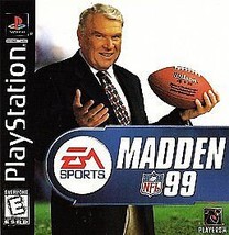 Madden NFL 99 PS1 Complete (Sony PlayStation 1, 1998) - £4.44 GBP