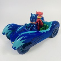 PJ Masks Cat-Car Vehicle Set w/ Action Figures Catboy Just Play Blue Kids Toy - £7.45 GBP