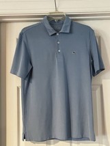 Vineyard Vines Polo Shirt Mens Small Blue Short Sleeve Stretch Golf Preppy - £10.00 GBP