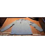 Greg Norman Men’s 1/4 Button Up Long Sleeve XL Sweater Grey Performance ... - $626.28 MXN