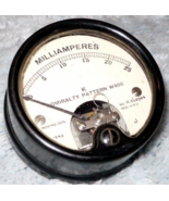 Antique ADMIRALTY PATTERN W406 MILLIAMPERES GAUGE Meter Moving Coil - $327.10 MXN