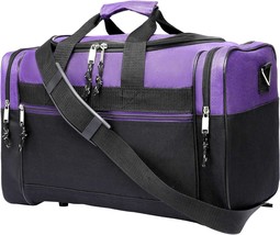  Bag 17&quot; Travel Carry On Sport Overnight Weekender Duffel Gym Bag with Adj - £36.69 GBP