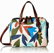 New Fossil Women&#39;s Rachel Floral Satchel Bags Variety Colors - $2,131.89 MXN