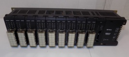 GE Fanuc SeriesOne Controller IC610CHS130A Power Supply Rack With 10 Mod... - $391.98