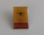 Jamaica Olympic Games &amp; Coca-Cola Lapel Hat Pin - $7.28