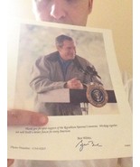 GENUINE AUTOGRAPHED PICTURE OF GEORGE BUSH - £391.13 GBP