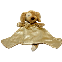 Gund Spunky Huggybuddy Brown Plush Dog Security Blanket Lovey Stuffed An... - $11.55