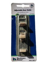 Hardware House Adjustable Double Door Guide Zinc Plated Steel Floor Mount - £5.31 GBP