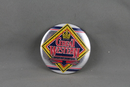 Vintage Beer Pin - Great Western Beer Saskatchewan - Celluloid Pin - £11.98 GBP