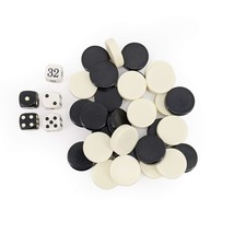 -- Travel Size (Small) Replacement Stones For Roll-Up Travel Backgammon - £19.51 GBP