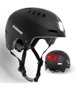 Bike Helmet With Led Lights Bicycle Helmets Commuter Cycling Helmet Usb - $44.99
