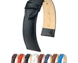 Hirsch Rainbow Leather Watch Strap - White - M - 12mm / 10mm - Shiny Gol... - £37.76 GBP