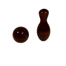 Vintage Missouri Salt And Pepper Shakers Bowling Ball Pin Gift Bowler Ch... - £11.15 GBP