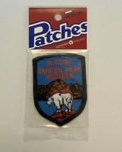 Glacier National Park Montana Goat Iron On Souvenir Travel Patch Voyager - €6,92 EUR