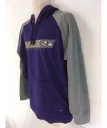 Team Apparel TX3 M Purple Baltimore Ravens Hoodie Hooded Sweatshirt - £15.03 GBP